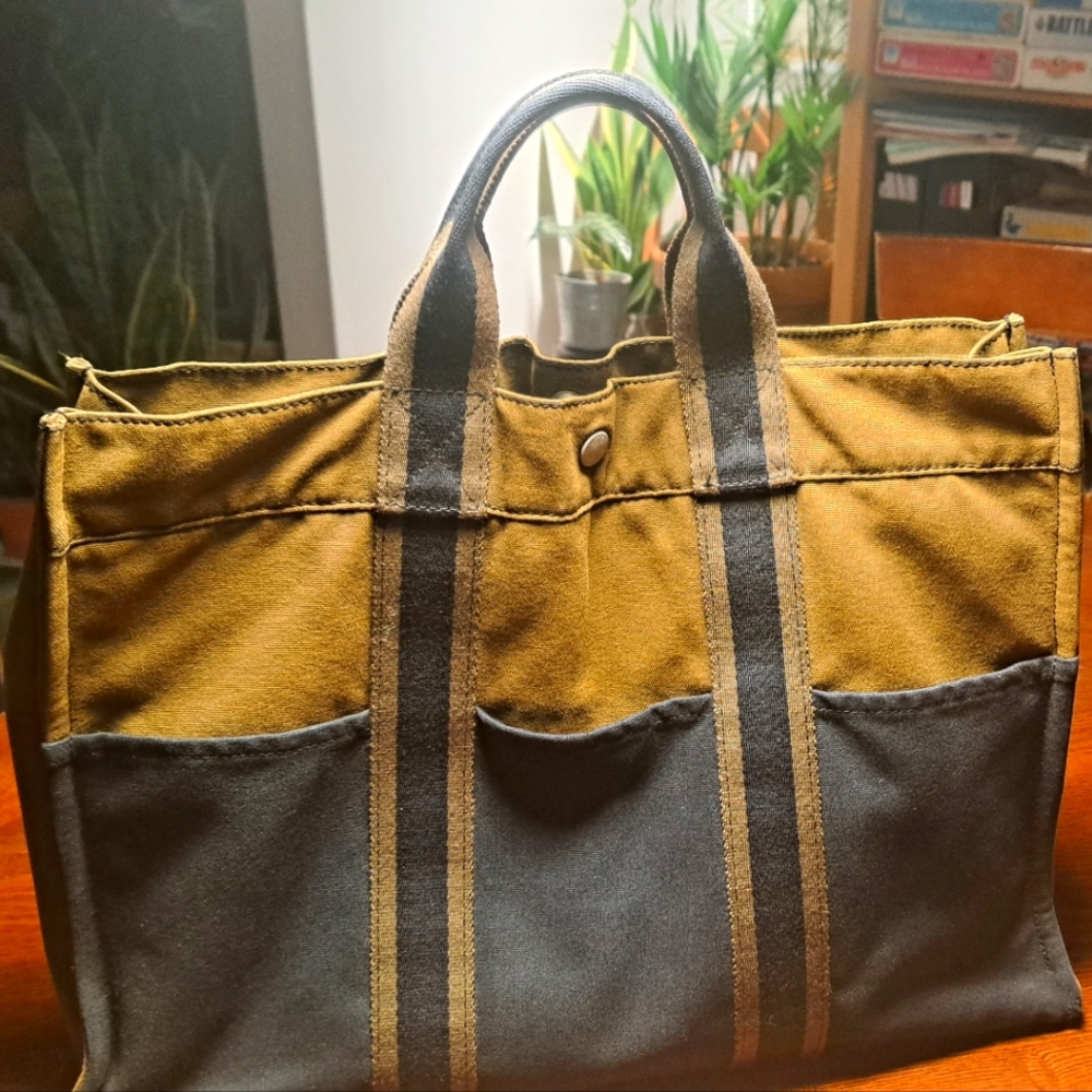 Hermes canvas bag